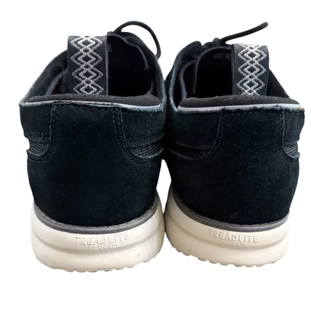UGG Treadlite Black Knit Oxford Sneakers Men’s Size 14 (No Size Tag)